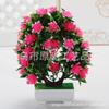 Flower, Small Tree Money TreePlastic FlowerArtificial Plant Set Floral Decoration Artificial Potted Plant Ornaments