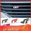 For VW Car Metal Front Grill Trunk Auto Emblem Sticker Accessories For Volkswagen GTI R-Line R Polo T5 Golf Passat Scirocco Je