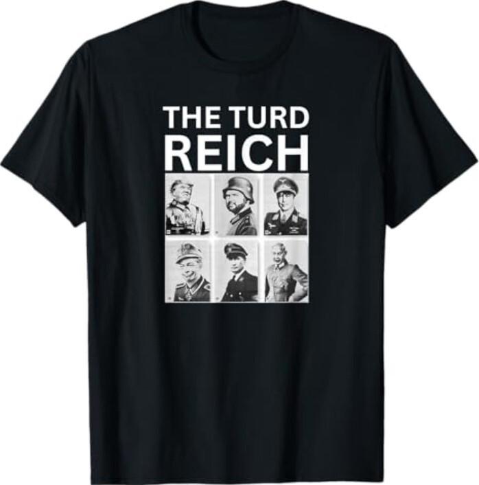 Третий Рейх – Силовая футболка с политической сатирой Унисекс футболка XL