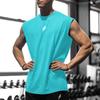 Men Stretch Cotton Vest Fitness Sports Casual Sleeveless Shirt