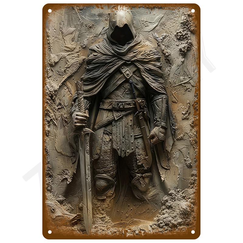 Retro Wall Art Bar Accessories Mancave Tin Sign Room Luxury Home Decor Item Decorations Metal Signs Vintage Metal Plates Posters