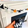 Bright Color Felt Halloween Garlands Creative Holiday Decorations For Wall Window Door Classroom Home Celebration