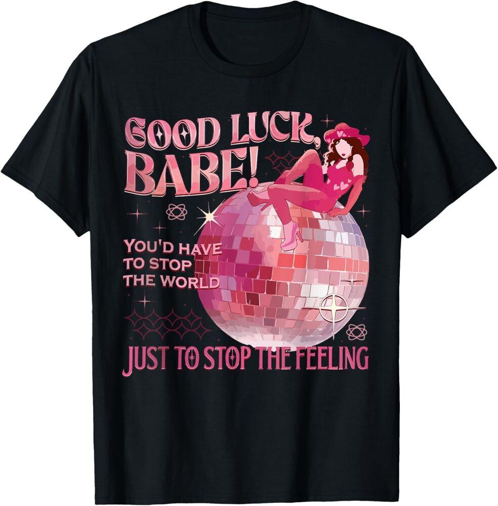 

Retro Good Luck Babe Cowgirl Pink Pony Club Disco Midwest T-Shirt Unisex T-Shirt XXL
