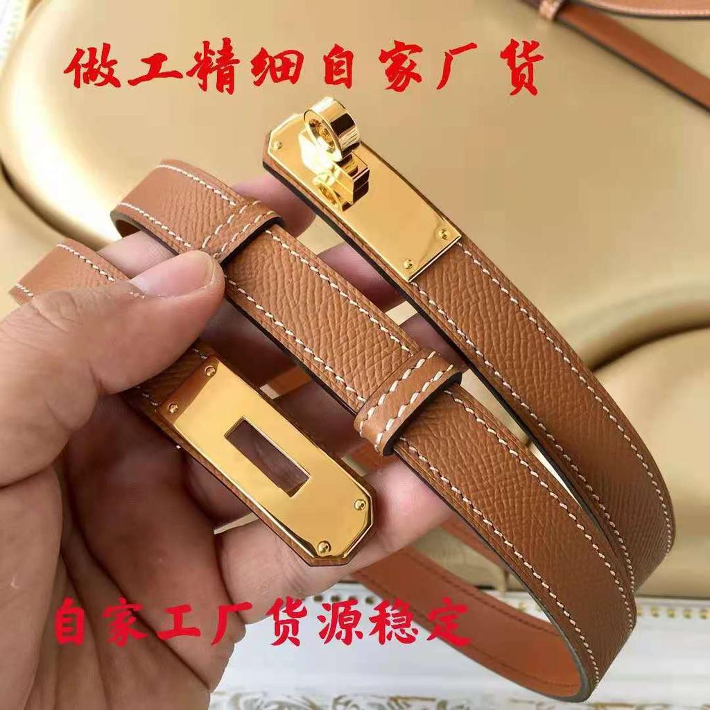 Double-Sided Head Layer Cowhide Belt Women's Fashion All-Match Four Seasons Recommended Clothes Accessories Free Size