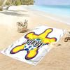 FC Sheriff Print Beach Towel, Large Soft Quick Dry Towel for Beach Camping Swimming