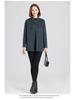 Damen Doppelseitiger Kaschmir-Wollmantel - Bestickt, Modische Kurze Jacke für Mittleren Alters & Ältere (Herbst Winter)