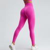 Womens High-Waisted Seamless Yoga Leggings Tight Fit Running Pants Breathable Quick-Dry Sport Trousers