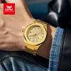 OPK Business Men Watch Sport Quartz Man Wristwatch Waterproof Luminous Date Week Stainless Steel Men's Watches