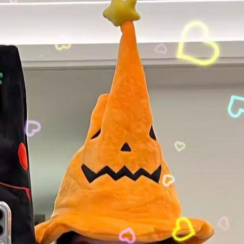 Halloween Pumpkin Devil Bat Hat Funny Costume Headwear Photo Prop