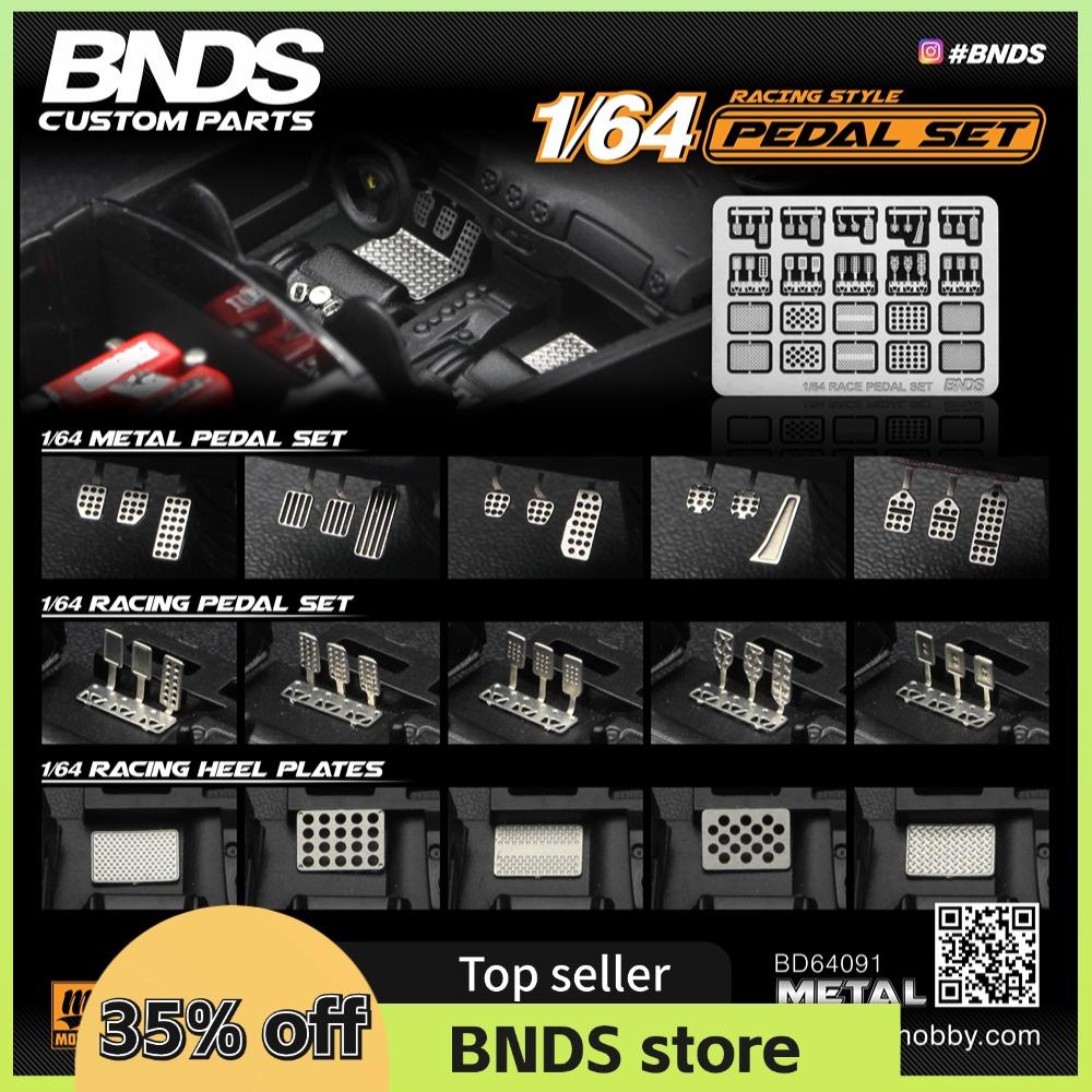 BNDS Neu 1/64 Metall Modifizierte Teile Kleiner Maßstab Auspuffrohr Schalldämpfer Rennstil Pedalset Für Modellauto Rennfahrzeug Spielzeug