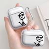 Hülle Für Airpods Pro3 2 3 Pro2 Pro 4 1 Klare Kopfhörerhüllen Abdeckung Cartoon Matchman