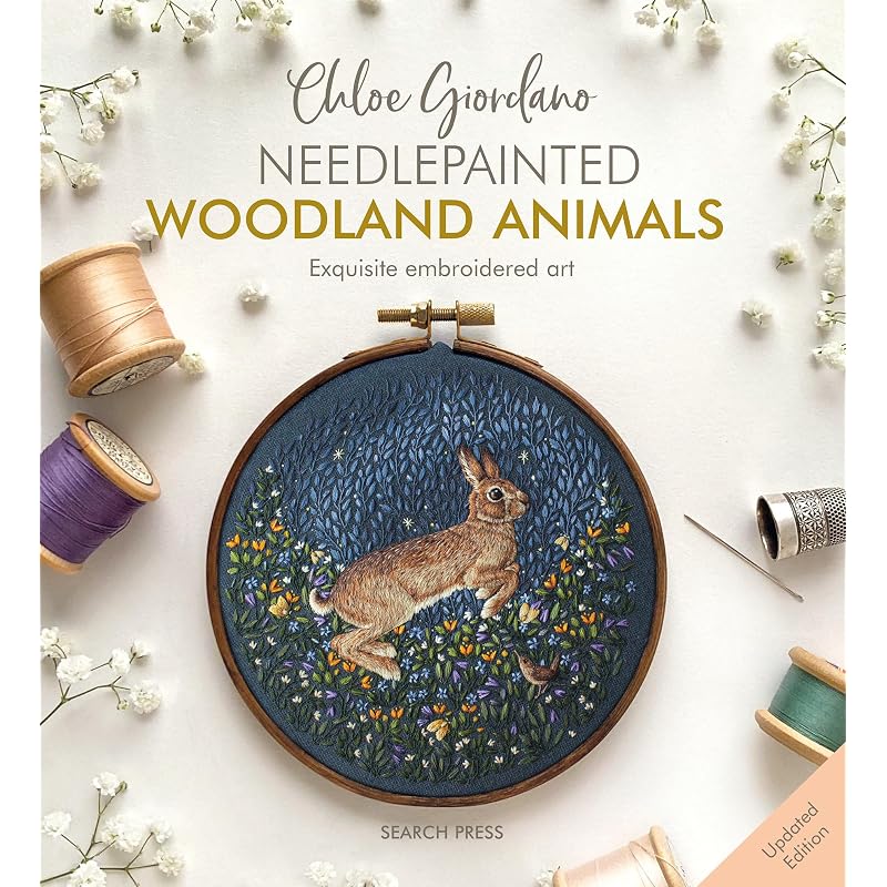 Needlepainted Woodland Animals: Exquisite embroidered art
