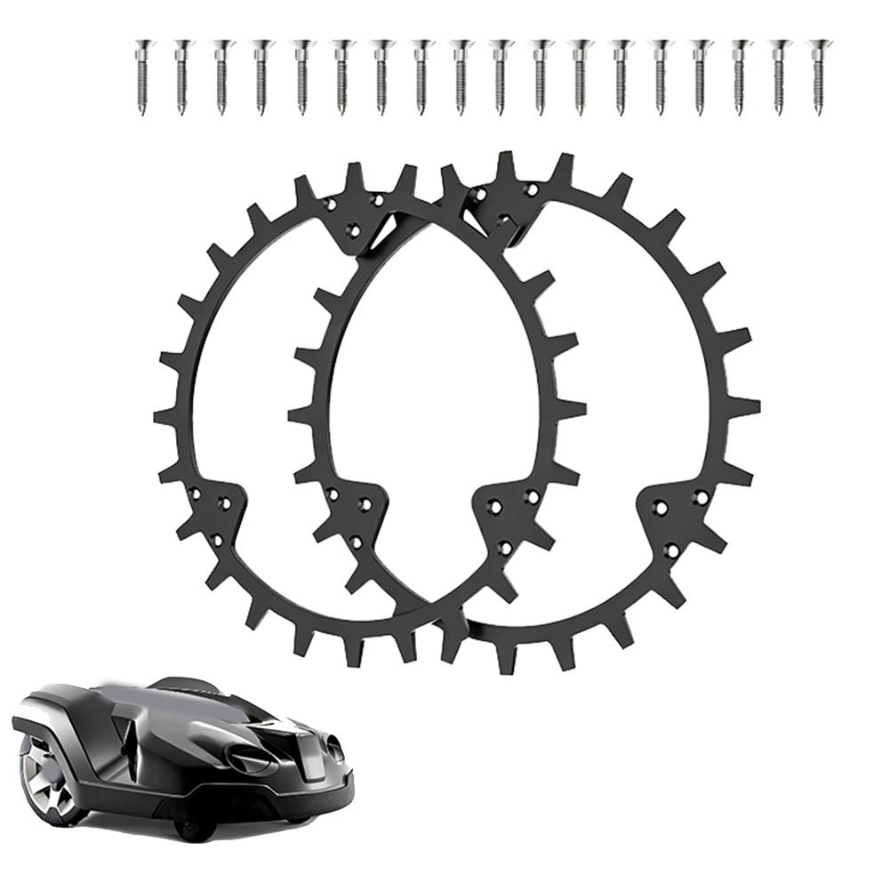 

Enhance Traction For Robotic Lawnmower Robotic Lawn Mower Wheel 252mm Spikes Anti-skid Nail Garden Tools Part China Mainland