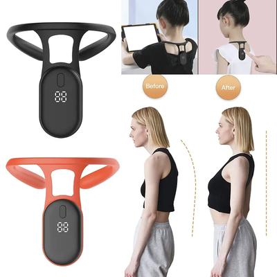 Corretor de Postura Inteligente Lembrete de Treino de Postura com Microvibração Sensor Postura das Costas Corretor de Corcunda do Pescoço Para Adultos Crianças
