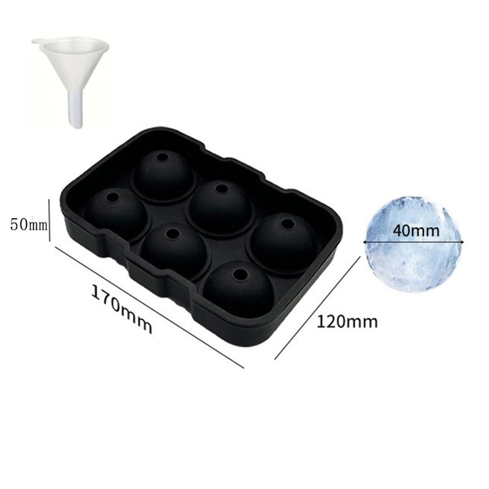 Ice Cube Trays Silicone,Ball Maker Mold, Whiskey Round Sphere Mold - Square Large for Cocktails & Bourbon Easy Release BPA Free
