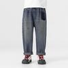 Duoduojia Boys' Washed Embroidered Denim Jeans