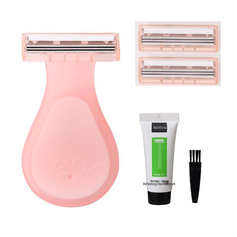 

Портативная женская бритва для удаления волос в области подмышек, ног и бикини — идеально подходит для студентов