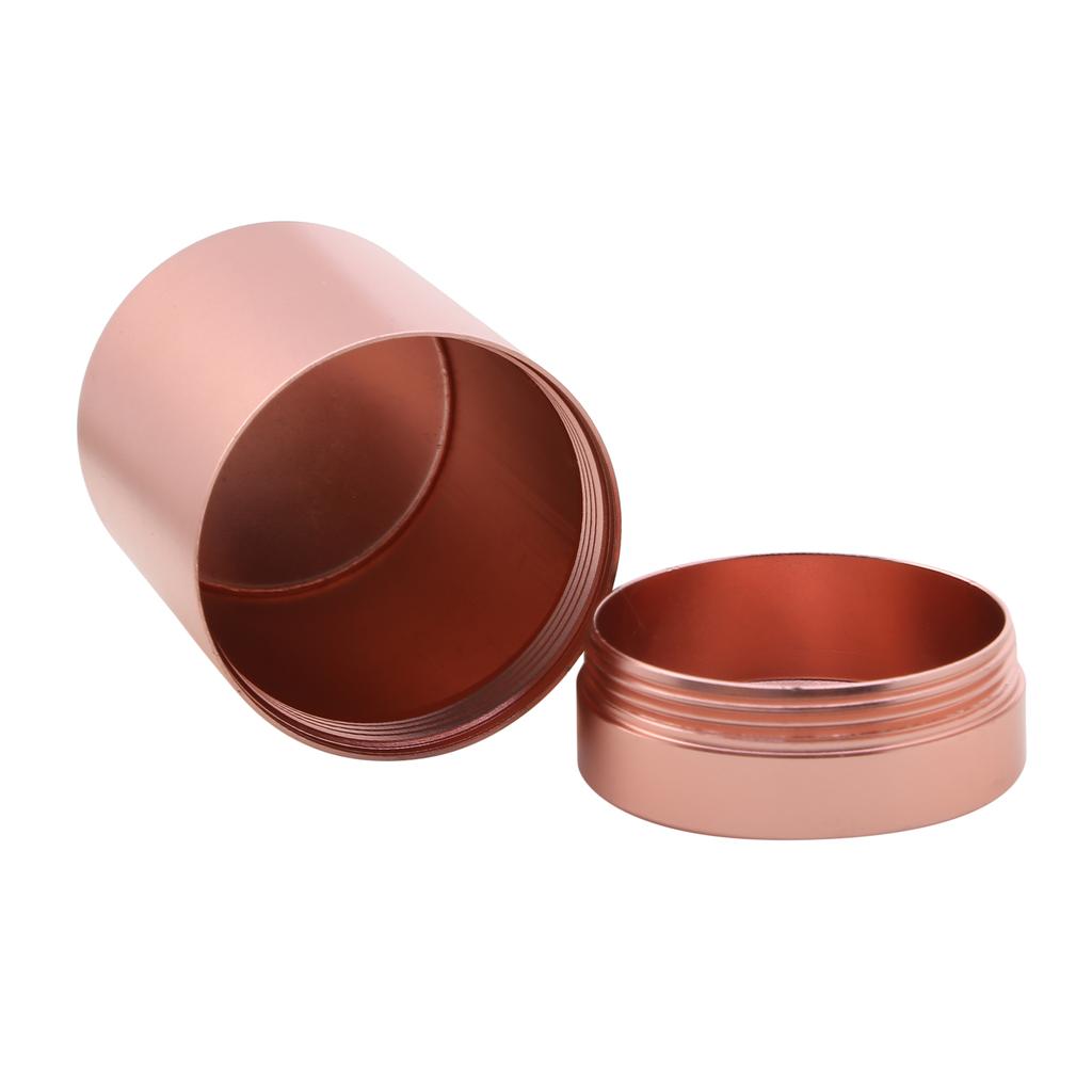 Tea Can Travel Portable Sealed Jar Metal Mini Storage Box New Moisture-proof Solid Color Nut Candy Jars Food Storage Container