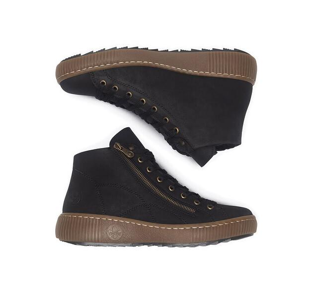 Rieker Z6610-00 Black Ankle Boots