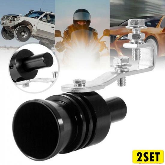 1/2Set Turbo Sound Muffler Simulator Whistle Tip Blow Valve Off Noise Car Access