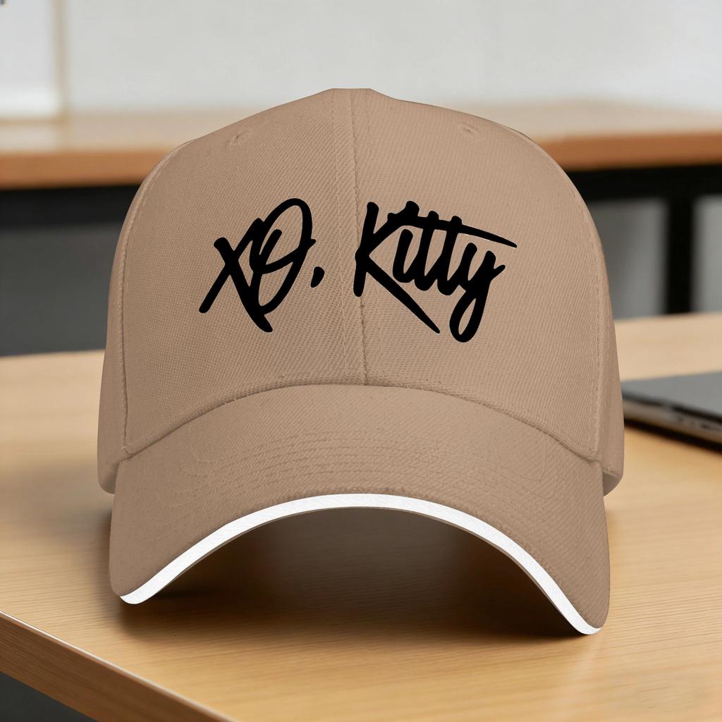Czapka z daszkiem z logo XO Kitty yk Urocza czapka trucker Wiosna Damska Unisex Bieganie Hippie Czapki z daszkiem
