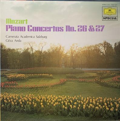 LP Record CAMERATA ACADEMICA SALZBURG GEZA A  Mozart Piano Concertos No.26  27 MGW5262 DEUTSCHE GRAMMO Japan Obi Classical Used