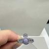 Empress Dowager Saturn Rotatable Bead Ring - Niche High-End Fashion Design