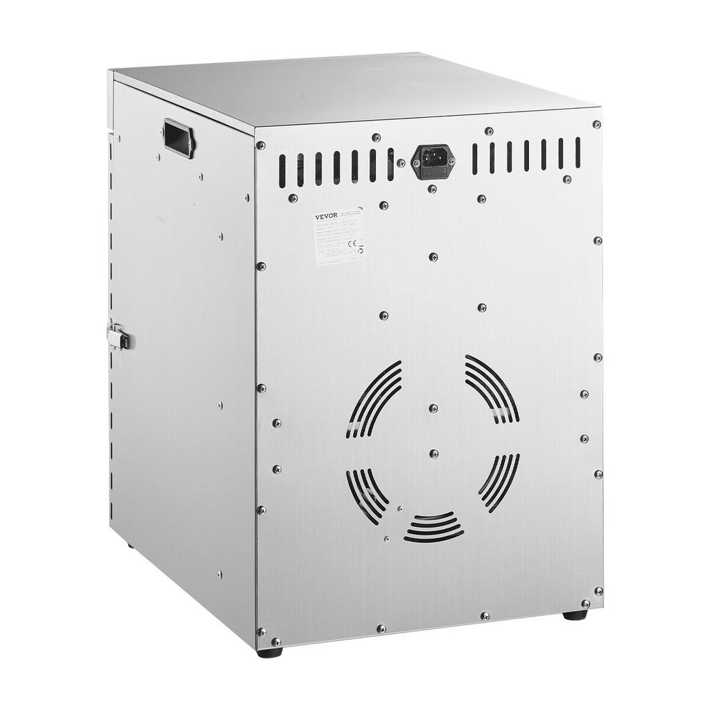 12 Trays Rotary Food Dehydrator Machine Stainless Steel 800W Fruit Drying