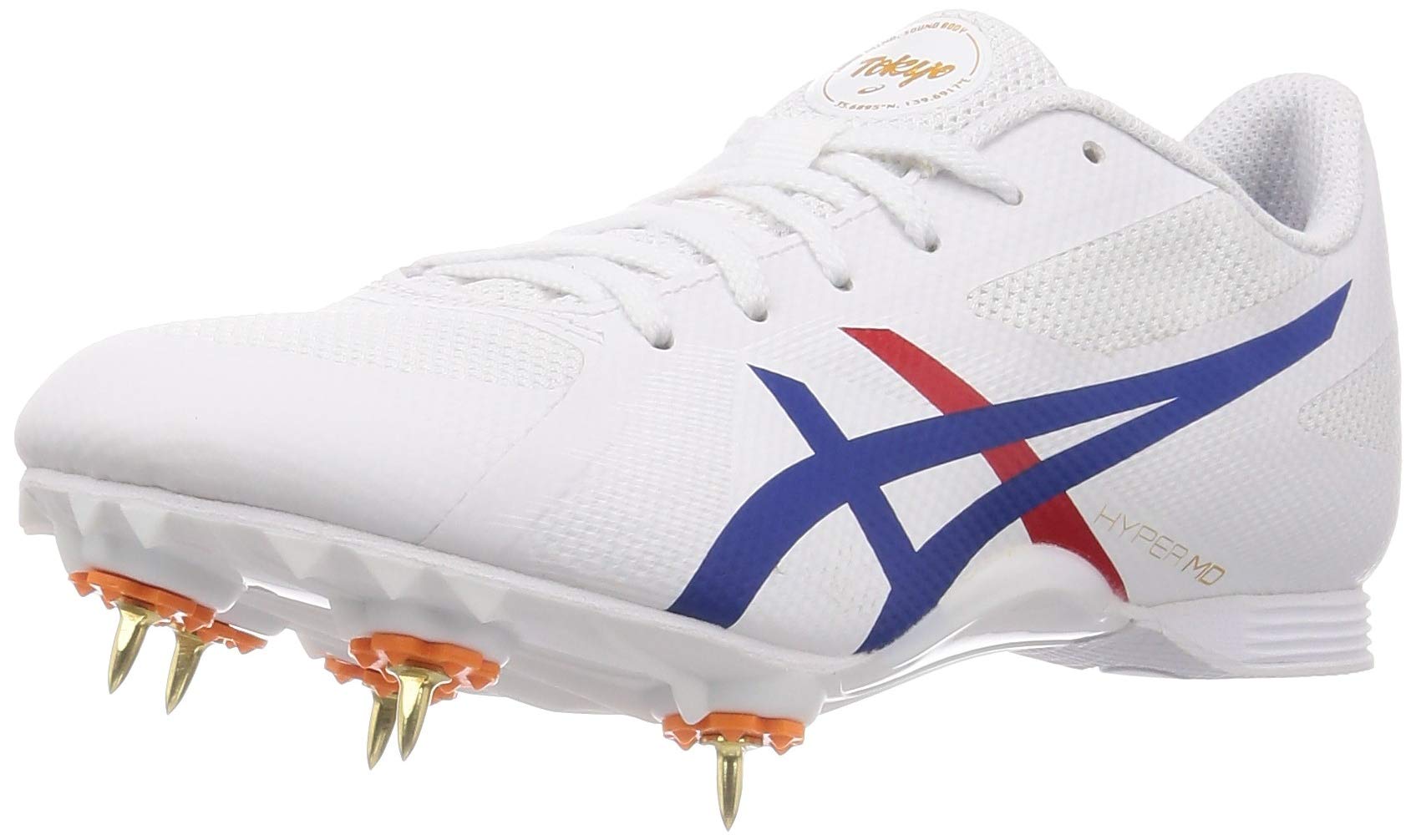 

Шиповки для легкой атлетики HYPER MD 7 Синие см 2E [Asics] Белый/Asics 25.5