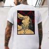 Summer Polyester Creative Fallow Elastic Graphic Hipster Comfortable Weird T-Shirts Men Quick Dry Material Tee Short Sleeve