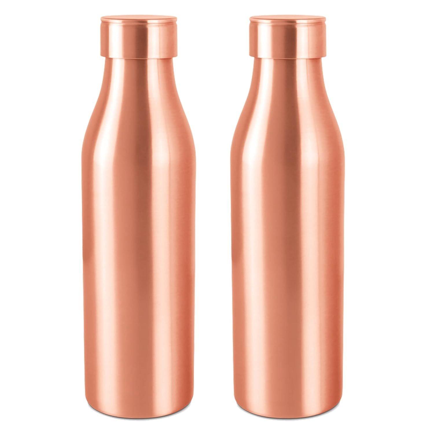 

Бутылка для воды Copper Charge 1000, Набор из 2 штук, 930 мл каждая, Медь | 100% герметичная | Офис | Бутылка для спортзала | Йога
