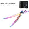Professional Pet Dog Hair Cutting Thining Curved Scissors Grooming Hairdressing Shear