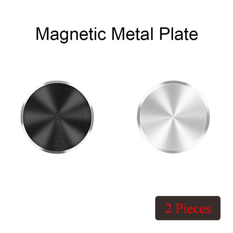 Magnetic Disk Phone Stand Magnet Metal Plate for Magsafe Car Cellphone Holder Iron Sheet in Car Support Plates for iPhone Xiaomi