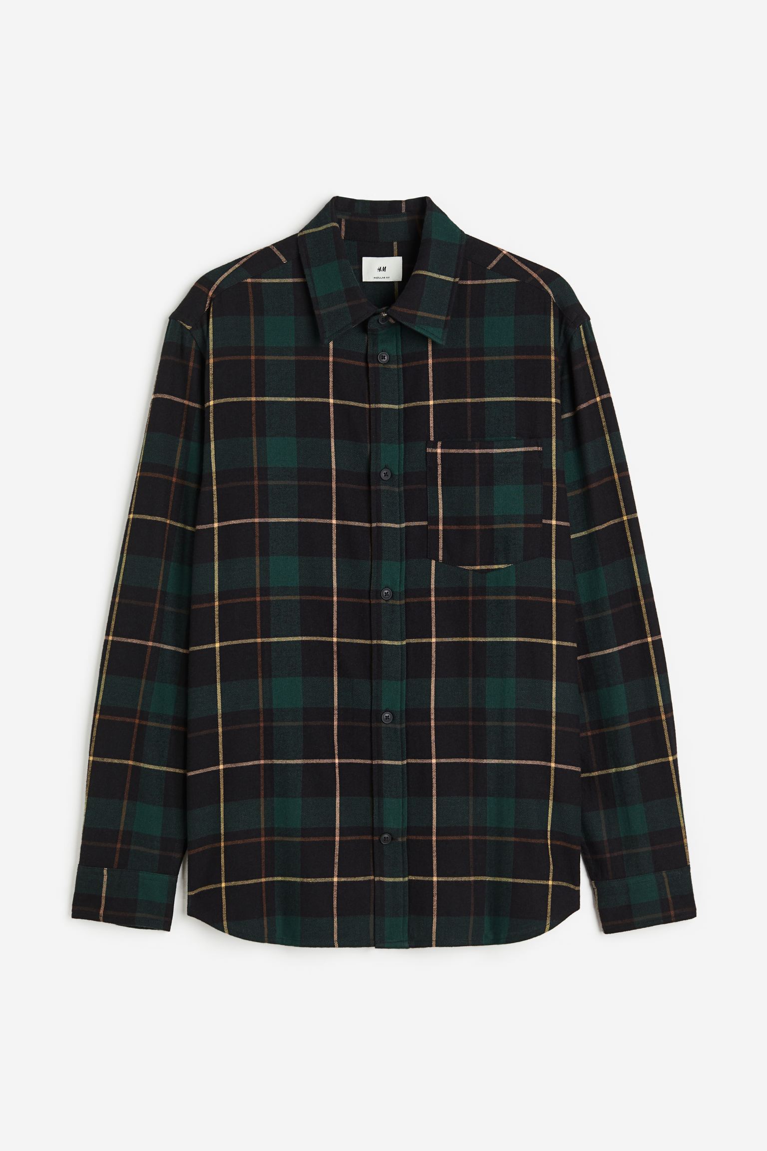 

Фланелевая рубашка стандартного кроя