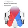 MICOE Bathtub Shower Mixer Faucet with Exposed Pipe