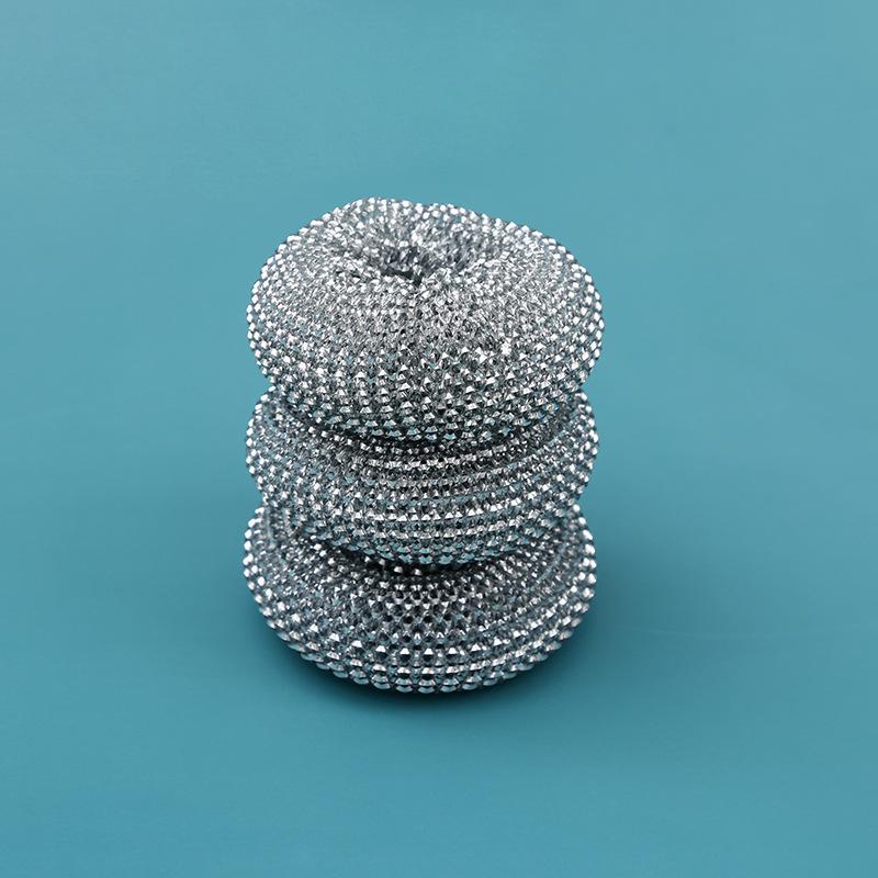 

Щетка для мытья посуды с ручкой Щетка для чистки Щетка для мытья посуды Кухонная щетка Шарик для чистки Длинная ручка Шарик из стальной проволоки Салфетка Фабричный опт