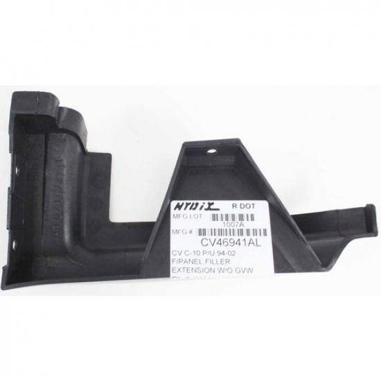 Front Driver Side Bumper Filler Extension For 1994-2000 Chevrolet GMC GM1088168