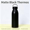 1 Stück Outdoor Camping Sport Isolierflasche 500/750ML Große Kapazität Edelstahl Direkter Trinkbecher Fitnessstudio Wasserflasche Tragbar
