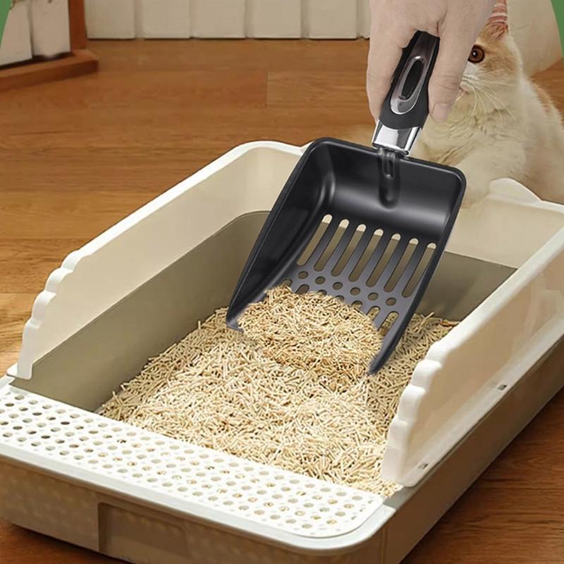 Cats Litter Scoops Large Kittens Poop Shovel Hollow Metal Scooper Cleaning Tool