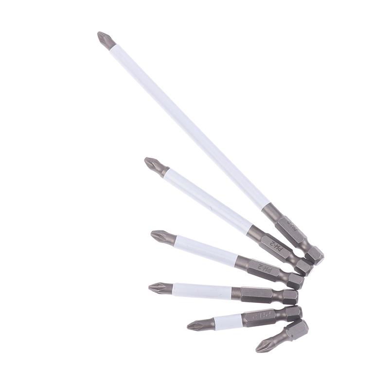 Hexagonal Electric Drill Screwdriver Tool, High Hardness & Anti Slip, Cross Head, 6/7PCS with High Performance Magnet.