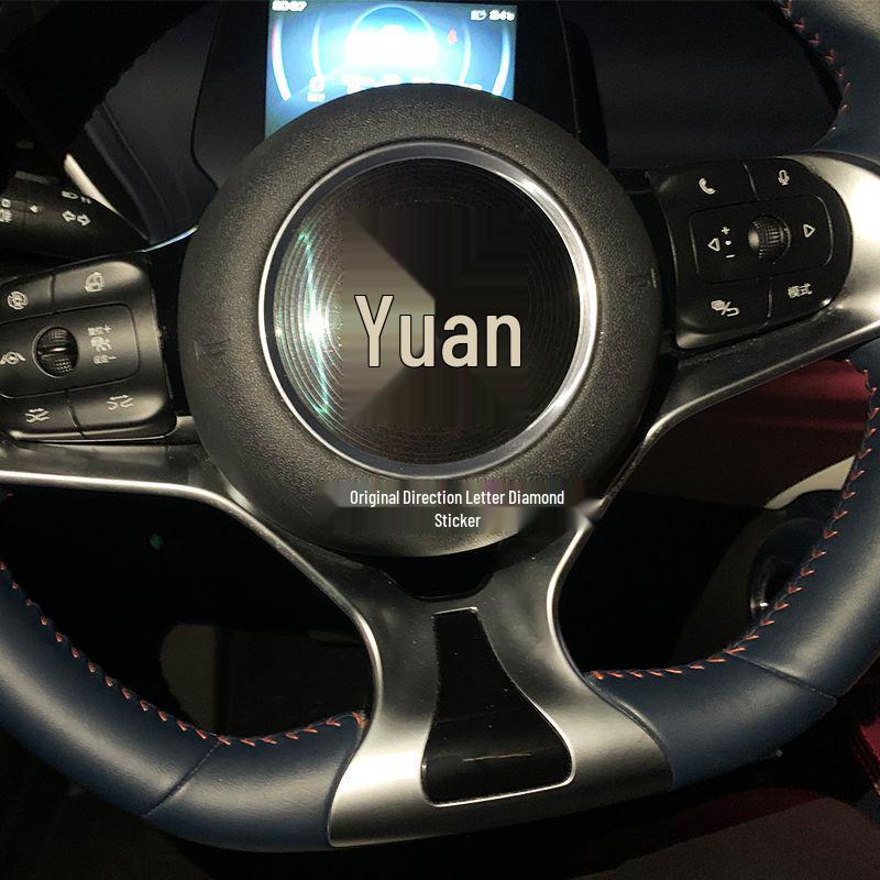 BYD Qin Yuan Dolphin Seal Destroyer Emblem Rhinestone Car Sticker