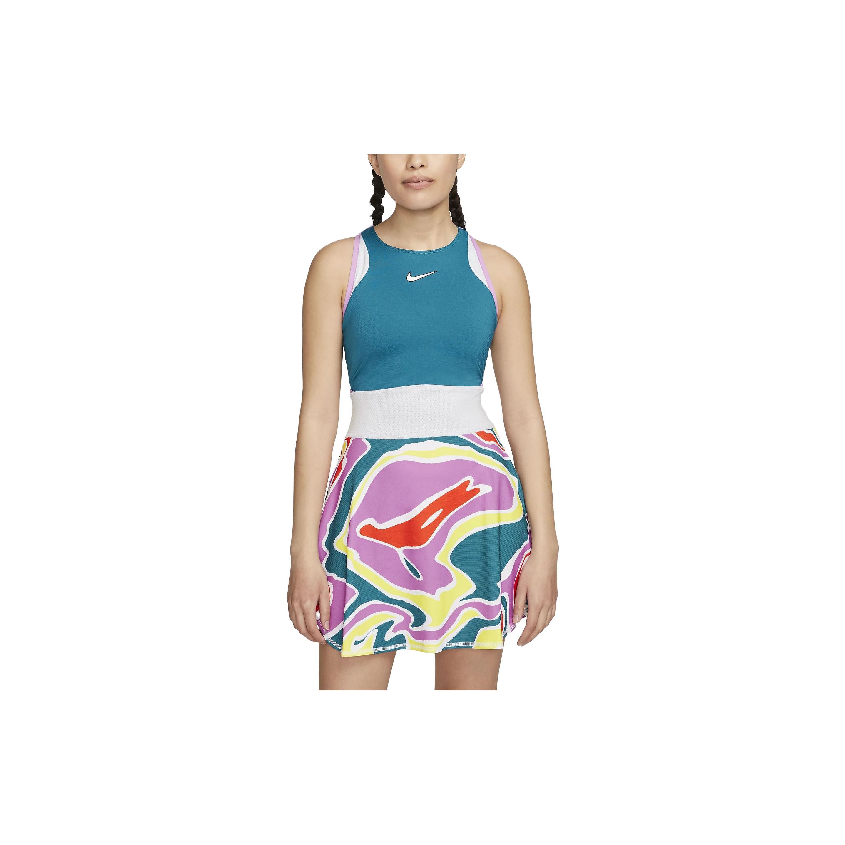Nike Solid Color Logo Print Sleeveless Tank Top Women tops Multicolor DR6852-301 S