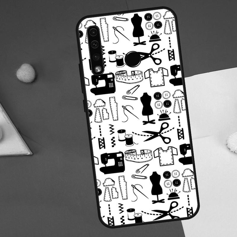 Sewing Scissors Buttons Case For Huawei Nova 12s 12i 11i 8i 7i Y73 Y70 Y90 Y60 Y72 Y61 Y91 9 10 SE P40 Lite P30 Pro