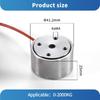 QILICHUANGAN Wägezelle, Hochpräzisions-Drucksensor, Messbereich 0-200 kg, Edelstahl, IP65/66 Wasserdicht (0-20KG)