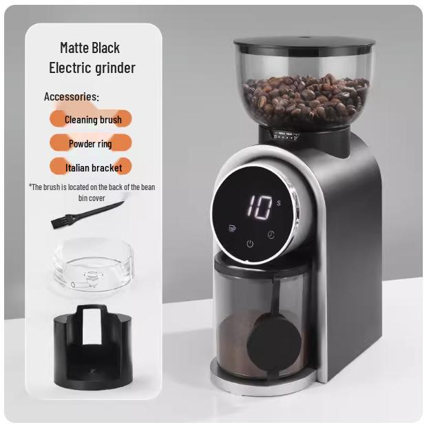 Adjustable Coarseness Italian Pour Over Commercial Coffee Grinder - Minimalist Style