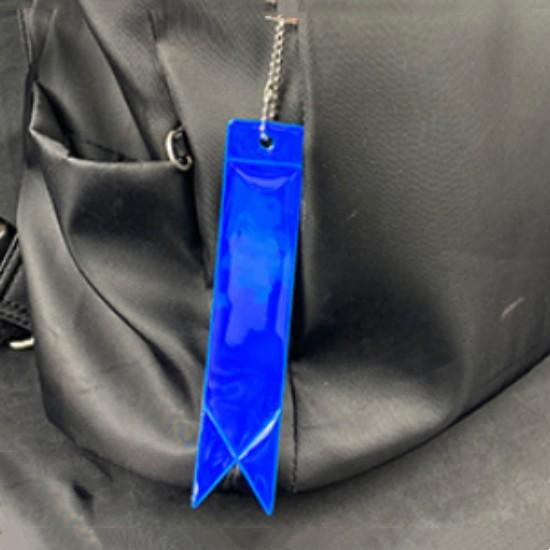 5 шт./набор Светоотражающий брелок «Звездная ночь» - Креативный ПВХ Светящийся Безопасный Шарм для Сумки для Рюкзаков Велосипедного Снаряжения Ночной Предупреждающий Брелок