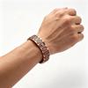 A magnetic red copper bracelet, elegant and fashionable jewelry, simple and stylish bracelet accessory