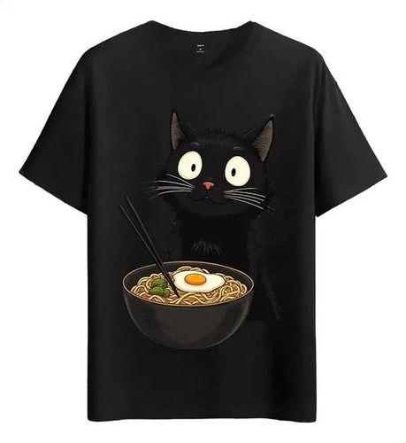 2026 Tshirt Muscle Freaks Cat RaUnisex Anime Style Japanese Food L