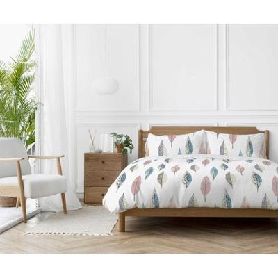 "Flynn" Duvet Cover Set All Sizes 100% Cotton / 57 Threads/cm² - Duvet Cover Set 200 X 200 Cm + 2 Pillowcases 63 X 63 C
