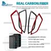 Real Soft Carbon Fiber Sticker LHD RHD Car Air Outlet Frame Side of Dashboard For Subaru Forester      2024